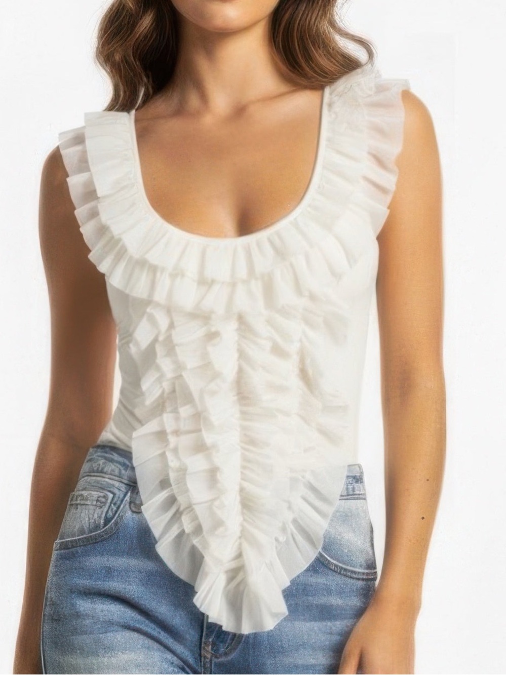 Fairytale Ruffle Cascade Tank - Picture 3 of 5